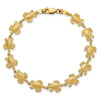 14k Swimming Sea Turtle 7.25 inch Bracelet