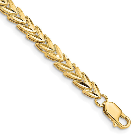 Gold Polished Fancy Bracelets