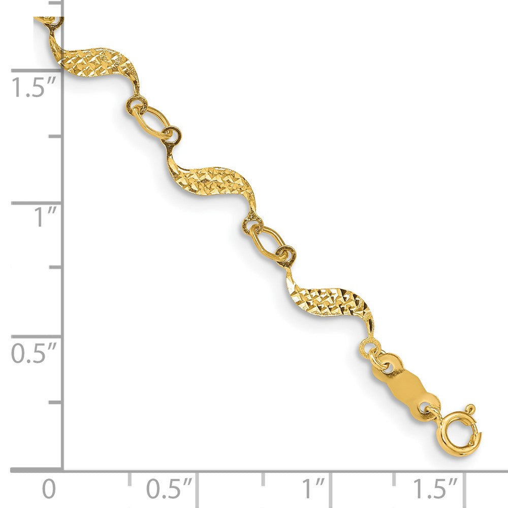 Gold Polished Fancy Bracelets