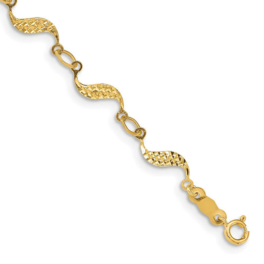 Gold Polished Fancy Bracelets