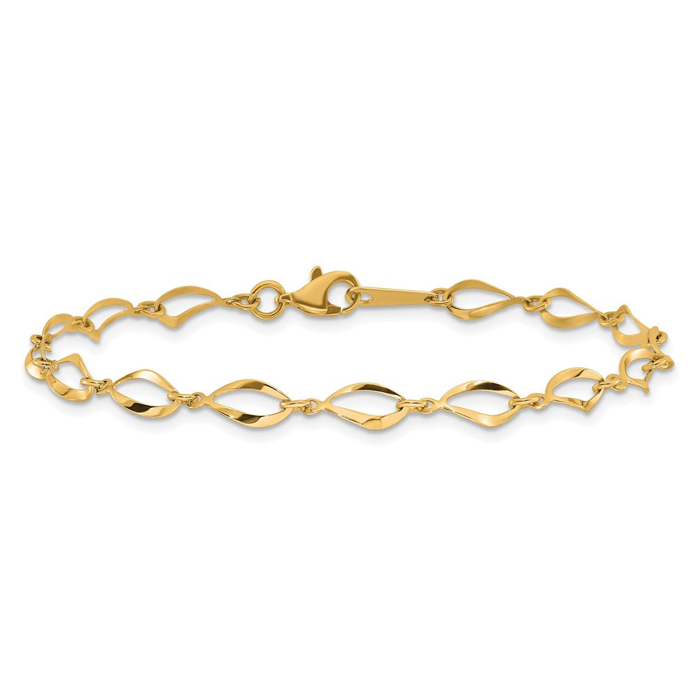 Gold Polished Fancy Bracelets