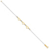 Gold Polished Heart Bracelets