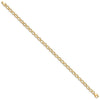 14K Polished Oval Open Link 7.5 inch Bracelet