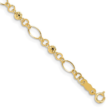 Gold Polished Fancy Bracelets