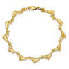 14k Polished Dolphin 7.25 inch Bracelet