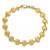 14k Scallop Shell 7 inch Bracelet