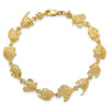 14k Polished Tropical Fish 7.5 inch Bracelet