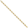 14k Polished Nantucket Basket 7.25 inch Bracelet