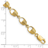 14k Polished Nantucket Basket 7.25 inch Bracelet