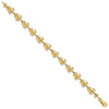 14k Polished Sea Turtle 7.25 inch Bracelet