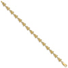 14k Polished Turtle 7.25 inch Bracelet