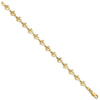 14k Polished Sailboat 7 inch Bracelet