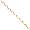 Gold Polished Dolphin Bracelets