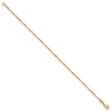 14K Polished Fancy Twisted Link 7.25 inch Bracelet