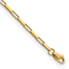 14K Polished Fancy Box Links 7.5 inch Bracelet