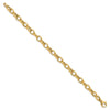 14K Polished 6.8mm Fancy Link 7.75 inch Bracelet