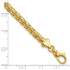 14K Polished 4.8mm Fancy Braided Link 7.5 inch Bracelet
