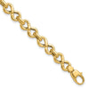 14K Polished Fancy Infinity Link Bracelet