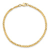 14K Polished and Diamond-cut Beaded 7.25 inch Bracelet