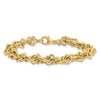 14k Polished Fancy Link Bracelet