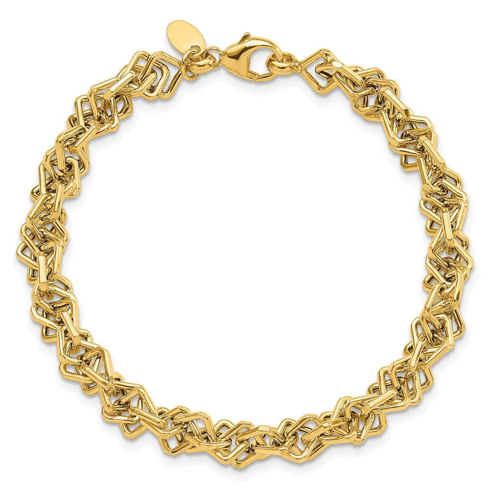 Golden Treasures 14K Polished Fancy Link Bracelet