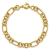 14K Polished 7.9mm Fancy Link 7.75 inch Bracelet