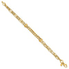 14K Polished Fancy 7.5in Bracelet