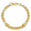 14K Polished Fancy 7.5in Bracelet