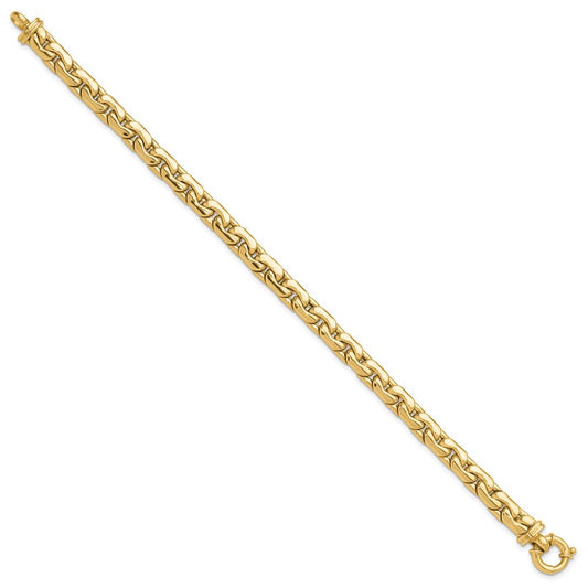 14K Polished Fancy Link Bracelet