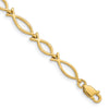 Gold Polished Ichthus Bracelets