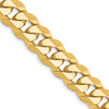 Gold (10K & 14K) Flat Beveled Curb Chains
