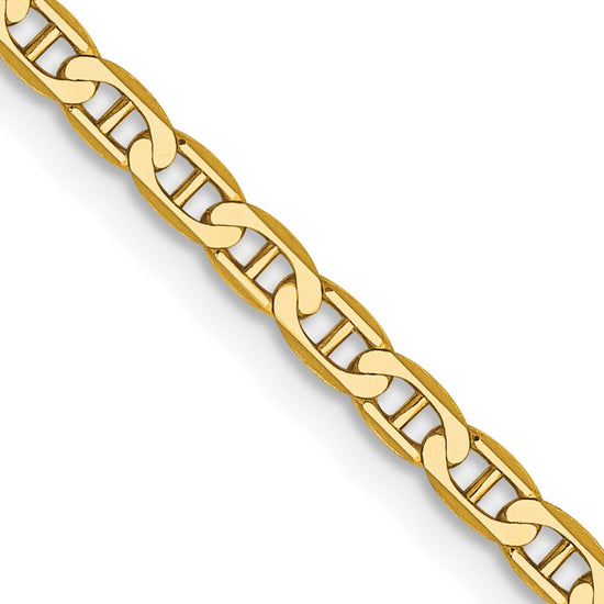 Gold (10K & 14K) Concave Anchor Chain