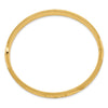 Gold Florentine Engraved Hinged Bangles