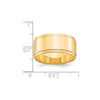Flat with Step-Down Edge Band — 10 mm