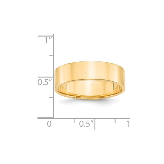 Lightweight Flat Band — 6 mm