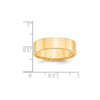 Lightweight Flat Band — 6 mm