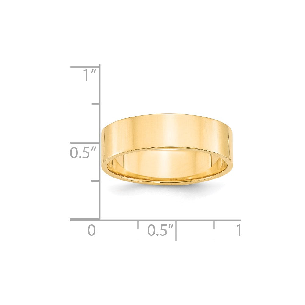 Lightweight Flat Band — 6 mm