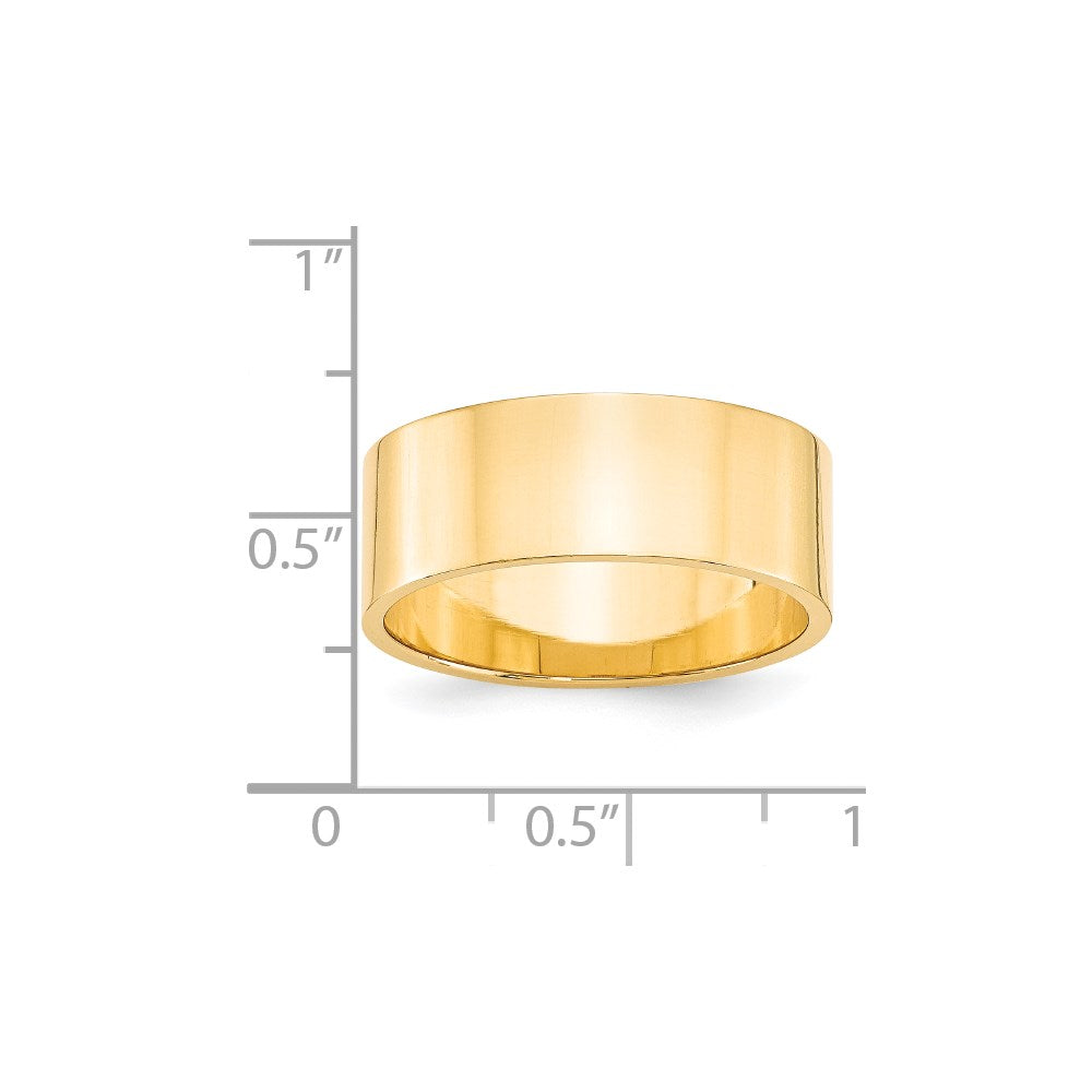 Lightweight Flat Band — 8 mm