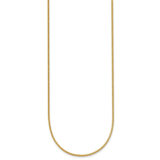 14K 16 inch .9mm Franco with Lobster Clasp Chain