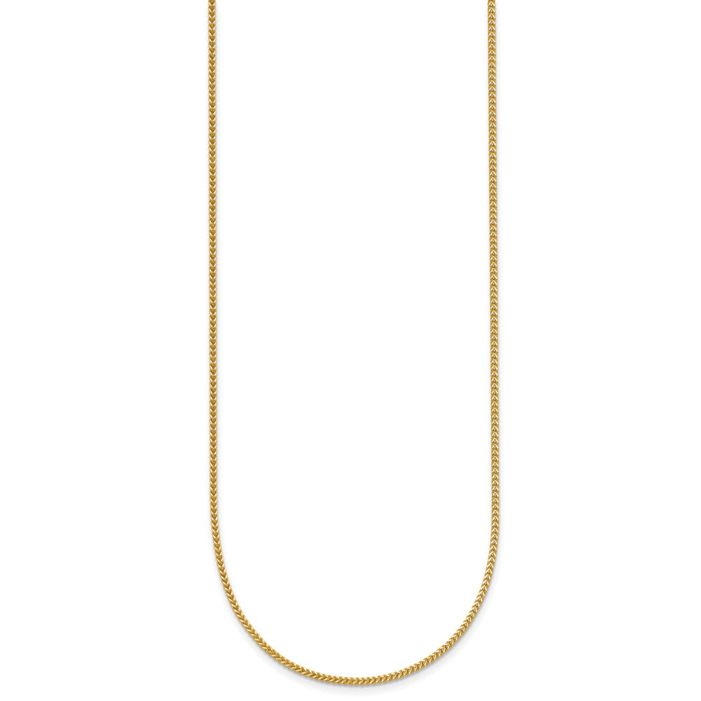 14K 16 inch .9mm Franco with Lobster Clasp Chain