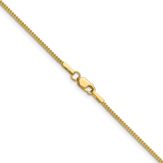 14K 16 inch .9mm Franco with Lobster Clasp Chain