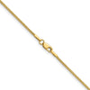 14K 16 inch .9mm Franco with Lobster Clasp Chain