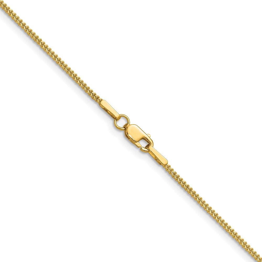 14K 16 inch .9mm Franco with Lobster Clasp Chain