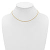 14K 16 inch .9mm Franco with Lobster Clasp Chain