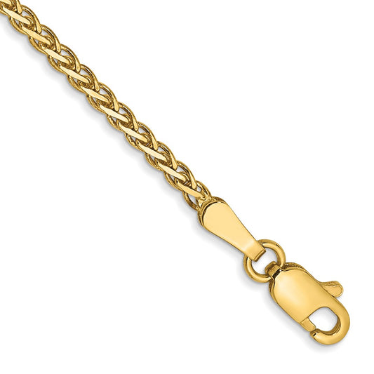 Gold (14K) Flat Wheat Chain