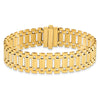 14K Polished and Diamond-cut 15.4mm Fancy Link 7.75 inch Bracelet