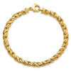 14K Polished 6.00mm Fancy Twist 8 inch Bracelet