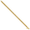 14K Polished 6.00mm Fancy Concave Curb Link 8.5 inch Bracelet