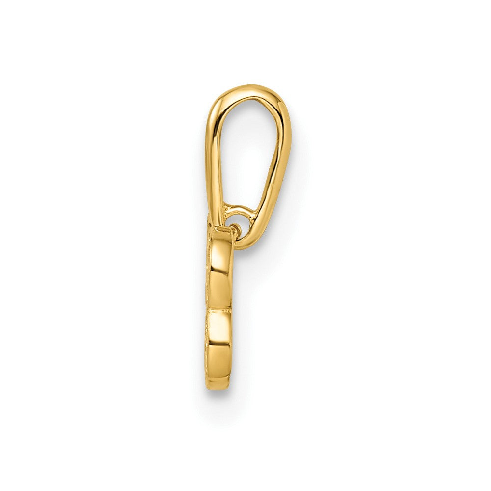 14k Madi K CZ Dog Bone Pendant