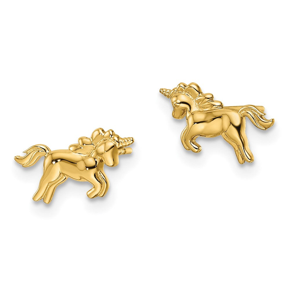 14k Madi K Unicorn Childrens Post Earrings